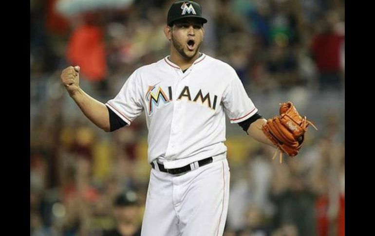 Alvarez está próximo a cumplir 25 años y su gran temporada le dio esta oportunidad. TWITTER / @Marlins