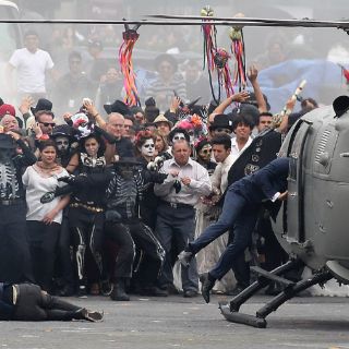 Daniel Craig filma su jornada más corta en el Zócalo