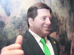 Miguel 'el Piojo' Herrera es una de las figuras de cera que renuevan la imagen del museo. EL INFORMADOR / E. Flores
