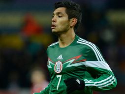 'Tecatito' Corona fue convocado por el seleccionador de México, Miguel Herrera, para los partidos amistosos. MEXSPORT / ARCHIVO