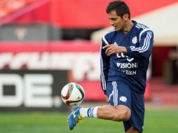 Santa Cruz dice está muy contento de cómo ha evolucionado desde el último partido. MEXSPORT / J. Martínez