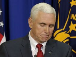 Pence había defendido la iniciativa pero tuvo que 'echarse para atrás'. AP / D. Cummings