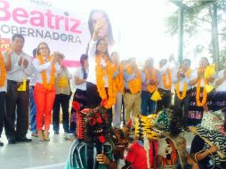 La candidata a la gubernatura de Guerrero reconoce que en el estado falta infraestructura en algunos municipios. TWITTER / @Beatriz_Mojica