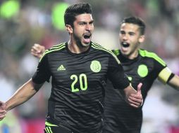 El delantero de Pumas, Eduardo Herrera (20), anotó el único tanto ayer en Kansas City. NTX / L. SMITH