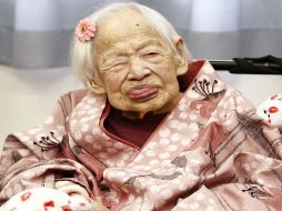 Okawa mencionó que la clave para una larga vida estaba en dormir al menos ocho horas y comer sushi, su comida favorita. AFP / J. Press