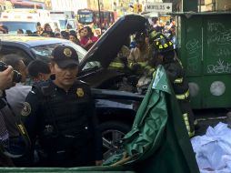 La zona quedó cerrada por elementos de la policía capitalina. SUN / F. Ramírez