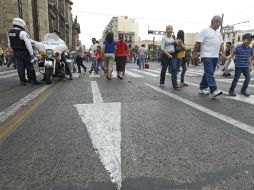 Se contará con el apoyo de 60 elementos de la Policía Vial, diez motocicletas, cinco patrullas y seis cicloviales. EL INFORMADOR / ARCHIVO