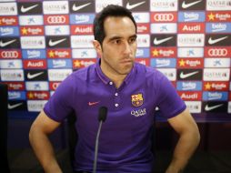 Claudio es el portero menos goleado de la liga española. EFE / A. García