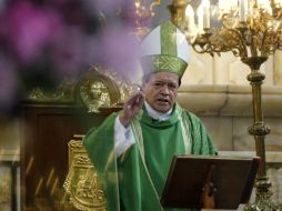 Rivera Carrera defendió los valores de la familia, ya que no es una 'mera institución humana'. NTX / ARCHIVO