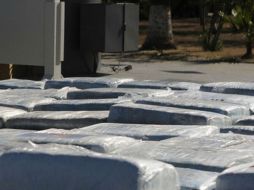 Los paquetes de la droga son encontrados en el cofre de un auto que circulaba sobre la carretera a Ciudad Juárez. NTX / ARCHIVO