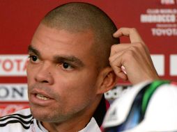 Pepe se resintió desde el clásico ante Barcelona. AFP / A. Hernández