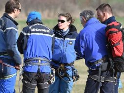 Después de nueve días de trabajos de rescate se logró encontrar los restos de la segunda caja negra. AFP / P. Guyot