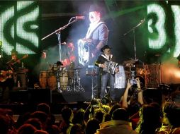 Intocable se presentó la noche del jueves en la Feria de Puebla. NTX / C. Pacheco