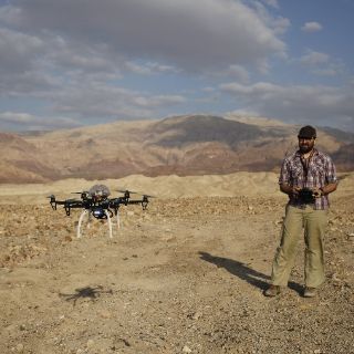 Dron revela el saqueo de antigüedades en Jordania