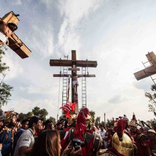 Finaliza representación del Vía Crucis en Iztapalapa