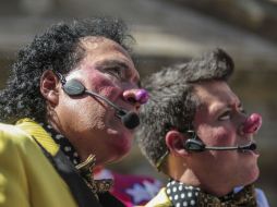 'Lagrimita' y 'Costel'. El popular payaso no podrá competir por la presidencia municipal de Guadalajara. EL INFORMADOR / F. Atilano