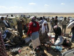 Al-Dimashqi y una televisora estatal siria señalaron que hasta dos mil personas han abandonado el campamento. EFE / ARCHIVO