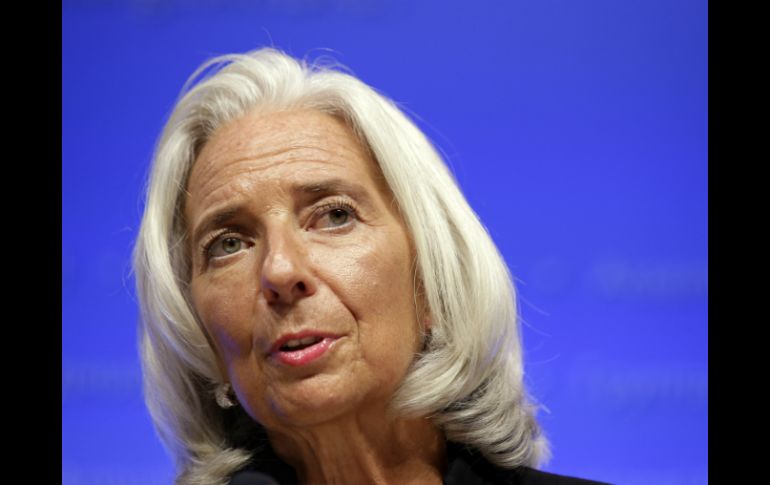 Christine Lagarde sostuvo una reunión en Washington con el ministro de finanzas griego, Yanis Varoufakis. AP / ARCHIVO