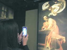 De colección. Las obras Leonardo, Rafael y Caravaggio han llamado la atención de capitalinos y turistas. NTX /