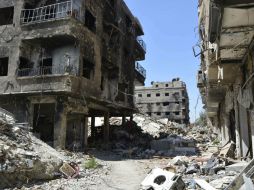 El grupo terrorista Ei controla el 80 por ciento de Al Yarmuk, donde constantemente se libran combates. AFP / STR