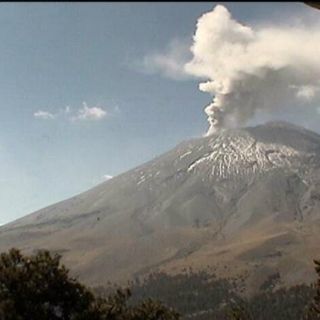 Reportan 191 exhalaciones del volcán Popocatépetl
