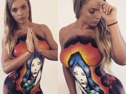 La modelo declara que dicho trabajo sobre sus curvas fue para manifestar su fe y cercanía a la religión. INSTAGRAM / indianaracarvalho