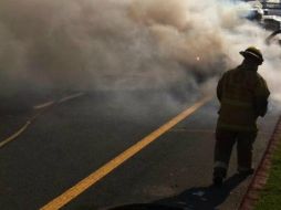 Hasta el momento se desconoce el origen del incendio. TWITTER / @BomberosNL