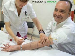 Sergio Chávez se realizó la prueba la mañana de este lunes. TWITTER / @SergioChavez_D