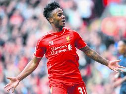 Los Reds dependen de la dupla Raheem Sterling (foto)-Daniel Sturridge. AFP / ARCHIVO