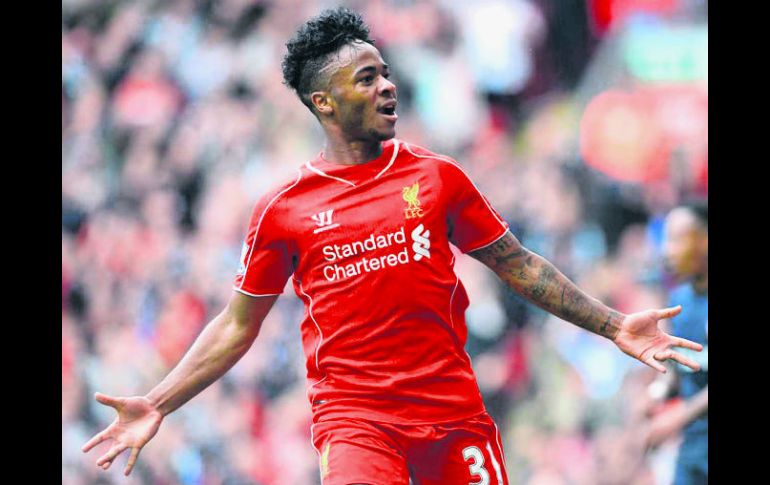 Los Reds dependen de la dupla Raheem Sterling (foto)-Daniel Sturridge. AFP / ARCHIVO