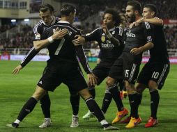 Tras marcar el primer gol, el Real Madrid no dio opción a su rival de remontada. AP / A. Kudacki