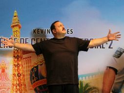 Sobre las películas que ha filmado, James señaló que el reto ha sido 'que sea entretenida', que padres e hijos se diviertan. NTX / J. Espinosa