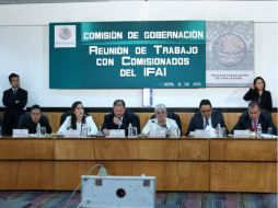 Comisionados del IFAI se reunieron con integrantes de la Comisión de Gobernación que dictamina dicha minuta en San Lázaro. TWITTER / @ifaimexico