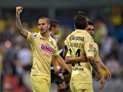 Dario Benedetto hizo cuatro de los goles americanistas. MEXSPORT / R. Maya