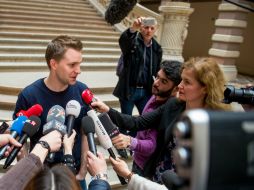 Max Schrems, acusa a la filial europea de Facebook. AFP / C. Bruna