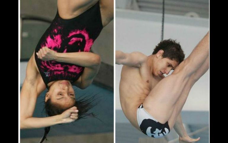 Arantxa Chávez y Diego Balleza disputaran la medalla de oro el próximo sábado. TWITTER / @CONADE