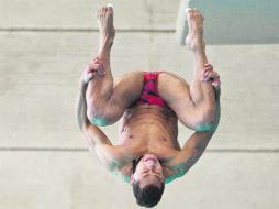 Jahir Ocampo se colgó el oro en trampolín de tres metros en las dos primeras fechas, realizadas en Alemania y León, Guanajuato. MEXSPORT /