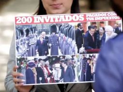 En el spot 'Londres-gasolina' se denuncia que la Presidencia de la República se llevó 200 invitados a ese país. YOUTUBE / Hector Polo