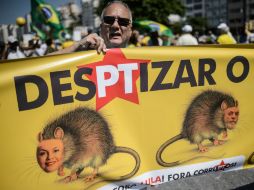 Unas 150 mil personas salieron a las calles de 80 ciudades de todo el país en esta segunda jornada. AFP / Y. Chiba