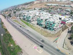Polémico. El desarrollo San Carlos II está sobre la Vía Rápida Alamar, en Tijuana. ESPECIAL / FRONTERA