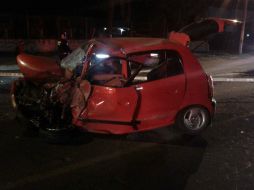 El hecho ocurrió la madrugada del lunes al cruce de la calle Las Rosas, en la Duraznera. ESPECIAL /