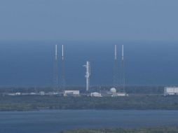 SpaceX suspendió la cuenta regresiva cuando faltaban dos minutos y medio para el lanzamiento. TWITTER / @spacex