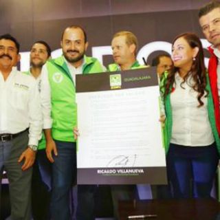 Candidatos de la coalición PVEM-PRI Jalisco firman decálogo