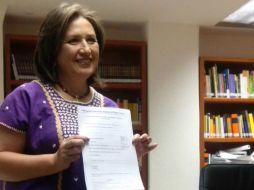 Gálvez buscaba la delegación Miguel Hidalgo, pero tiene domicilio en el estado de Hidalgo. TWITTER / @XochitlGalvez