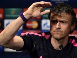 El entrenador dice comprender a sus futbolistas y su molestia al salir del campo. AFP / F. Fife