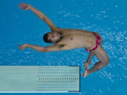 Jahir Ocampo acumula dos medallas de bronce en sincronizados mixtos tras las dos primeras fechas del serial. MEXSPORT /