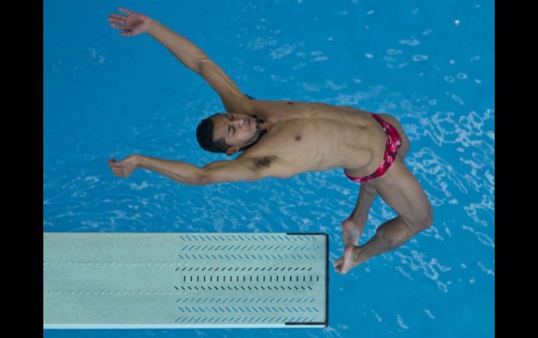 Jahir Ocampo acumula dos medallas de bronce en sincronizados mixtos tras las dos primeras fechas del serial. MEXSPORT /