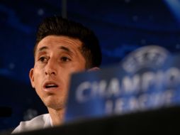 Pep Guardiola, técnico del Bayern, dijo que Héctor Herrera (foto) 'físicamente es muy fuerte, parece lento, pero es muy potente'. AFP / F. Leong