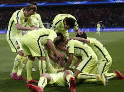 El Barcelona da un paso gigante para clasificarse a semifinales de la Liga de Campeones. AP / C. Ena