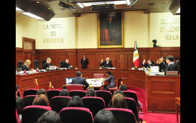 Este martes, la SCJN avaló con seis magistrados a favor el arraigo de personas en delitos graves. NTX / ARCHIVO